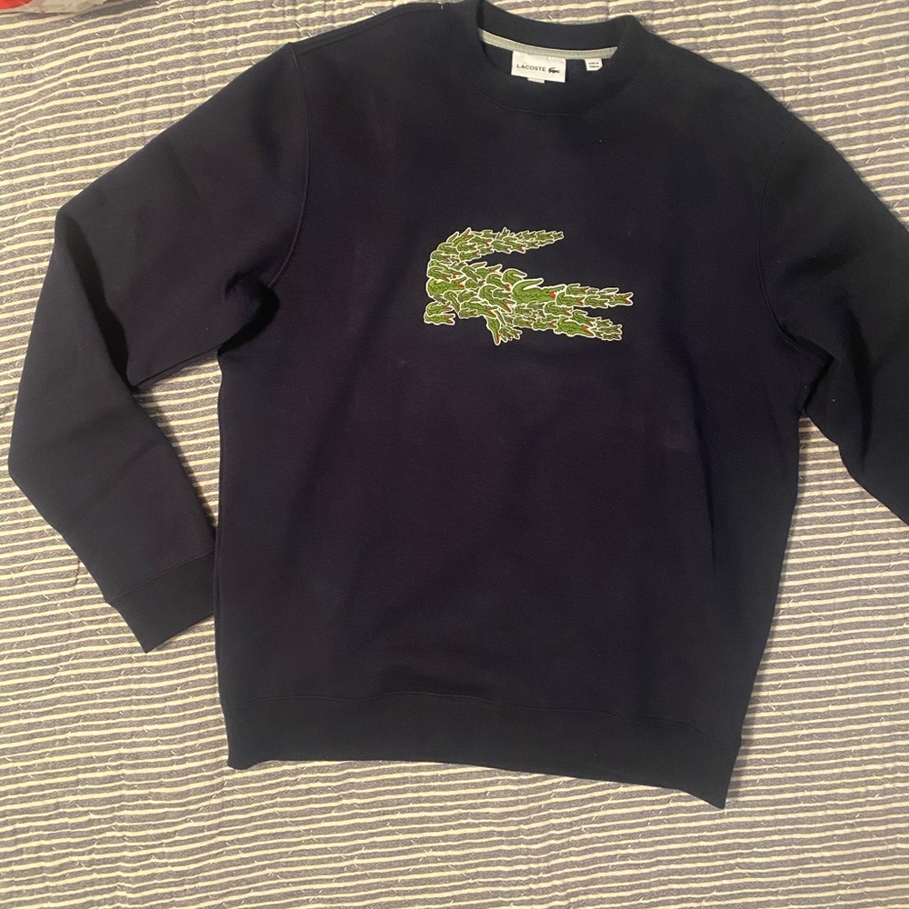 Lacoste sweatshirt navy blue
